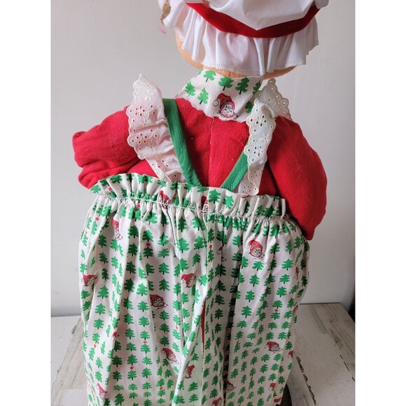 Large annalee Mrs Claus vintage Xmas home decor unique plush - Picture 11 of 16